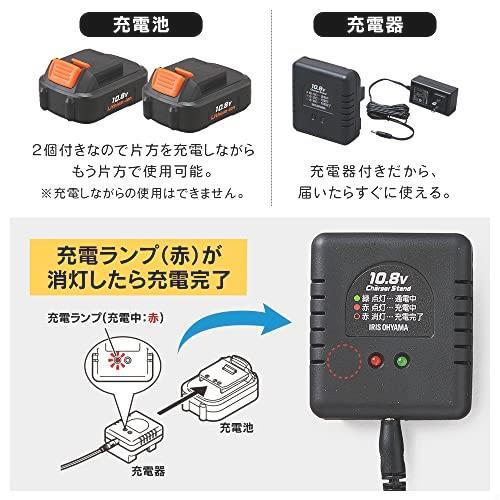 ★送料無料 アイリスオーヤマ 充電式インパクトドライバ JID80-C ケース付き 売り切れ御免_画像7