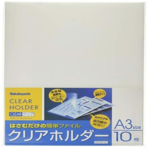 ★送料無料 ナカバヤシ クリアホルダー A3 300枚 59653 ▼特価品▼_画像1