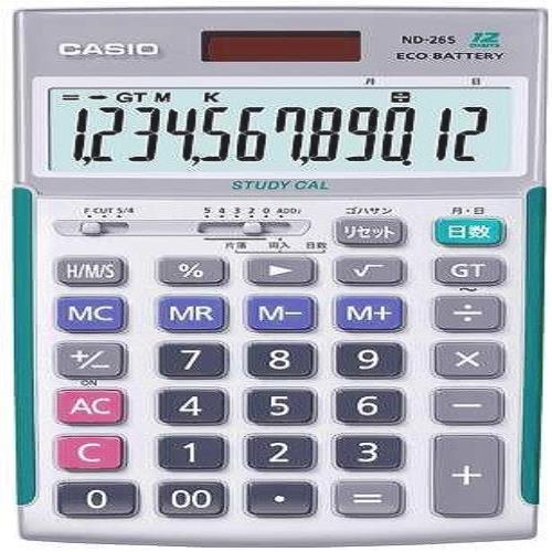 * free shipping CASIO made ND-26S professional business practice calculator ( soft case attaching ) ( Japan calculator . talent official certification association recommendation calculator, bookkeeping official certification recommendation goods ) [ limited time ]