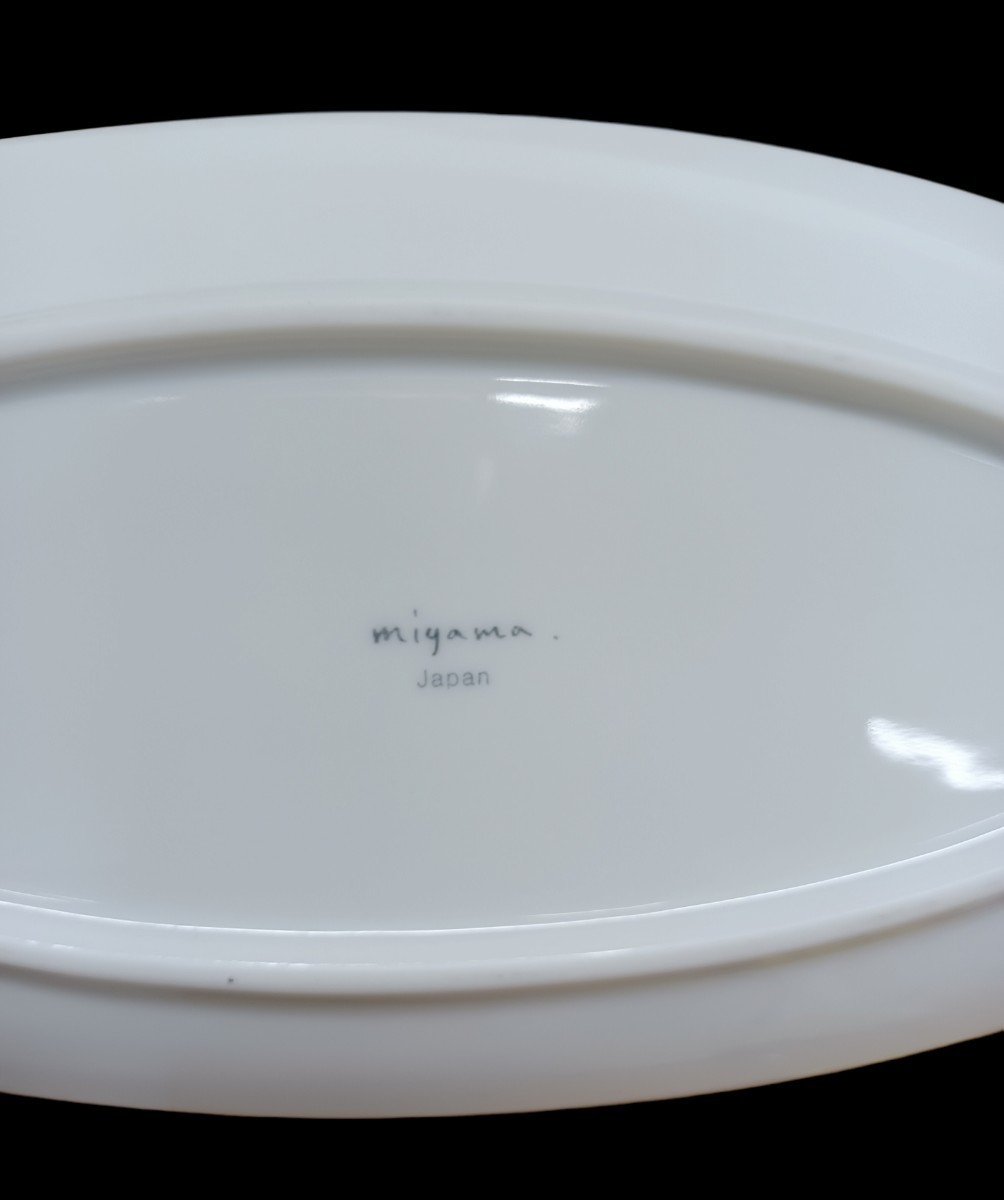 岩T⑰)5枚セット 長皿 カヌー 舟形 ホワイト miyama 深山 ミヤマ パスタ皿 デザート皿 フレンチ 皿 食器 美濃焼 和食器 230920(L-1-1)_画像3