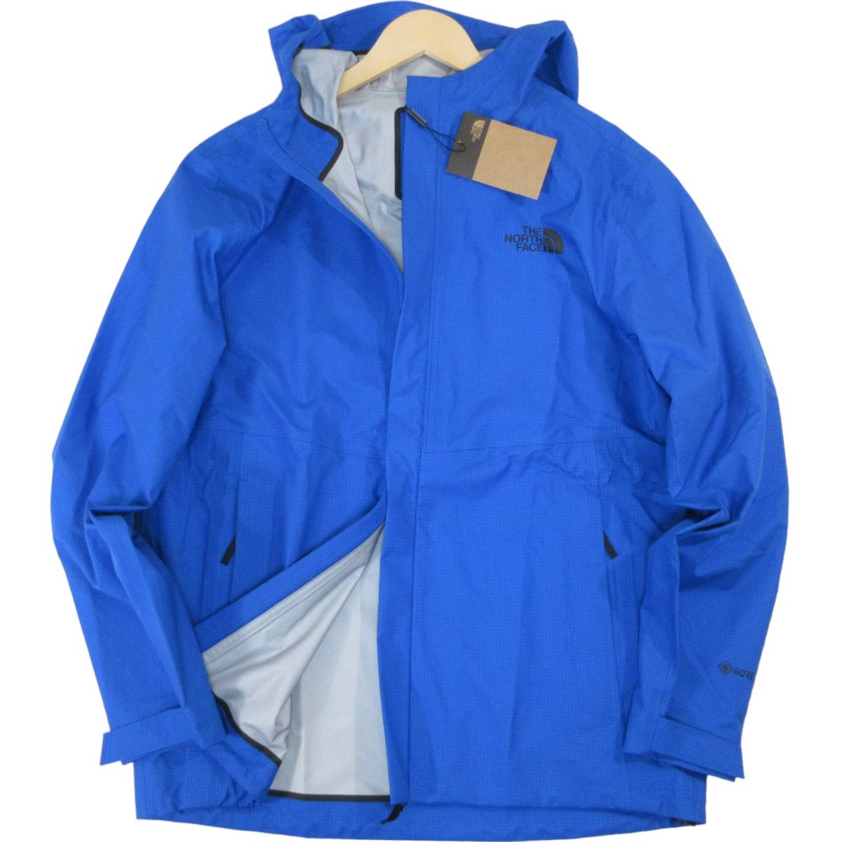 新品◆THE NORTH FACE◆防水 透湿 防風 GORE-TEX BASIC JACKET 22 ベーシック ジャケット XL トゥルーブルー◆ノースフェイス◆J1211