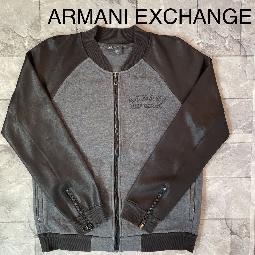 ARMANI EXCHANGE アルマーニエクスチェンジ スタジャン トラックジャケット ジップアップ 刺繍ロゴ レディース 玉FL3012_画像1