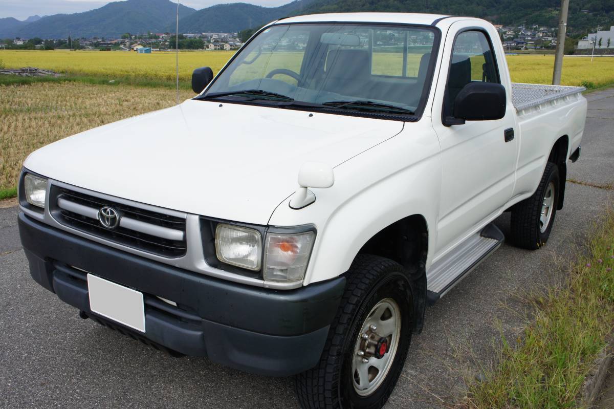 【程度良好！】ハイラックスピックアップシングルキャブ4WD！軽油 内外良好絶好調！長野（HILUX SINGLE CAB REGULAR ダットサン ダットラ）_ディーゼルで好調なシングルキャブです＾＾