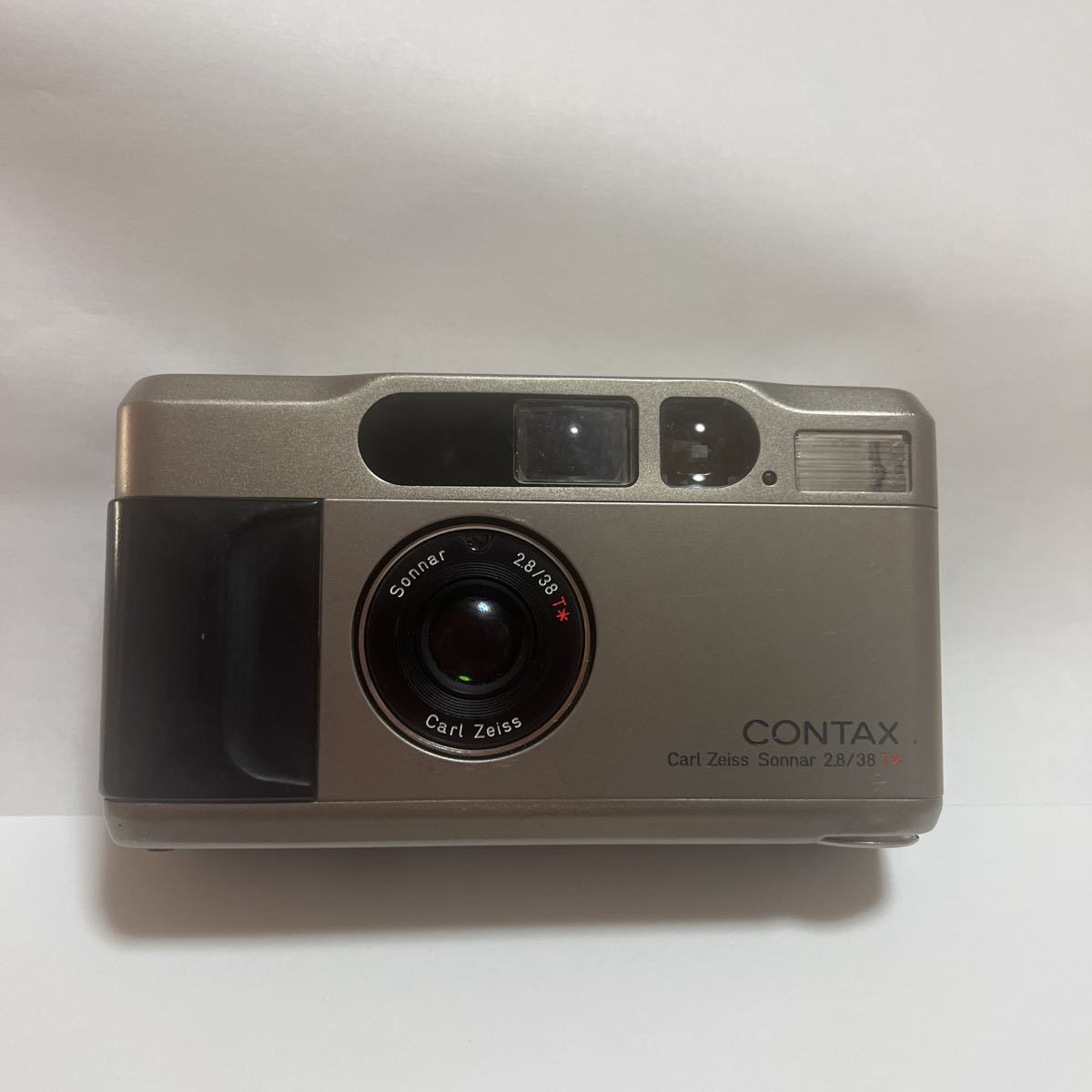 コンタックス CONTAX T2 シルバー［ジャンク品］ フィルム コンパクトカメラ 【中古】