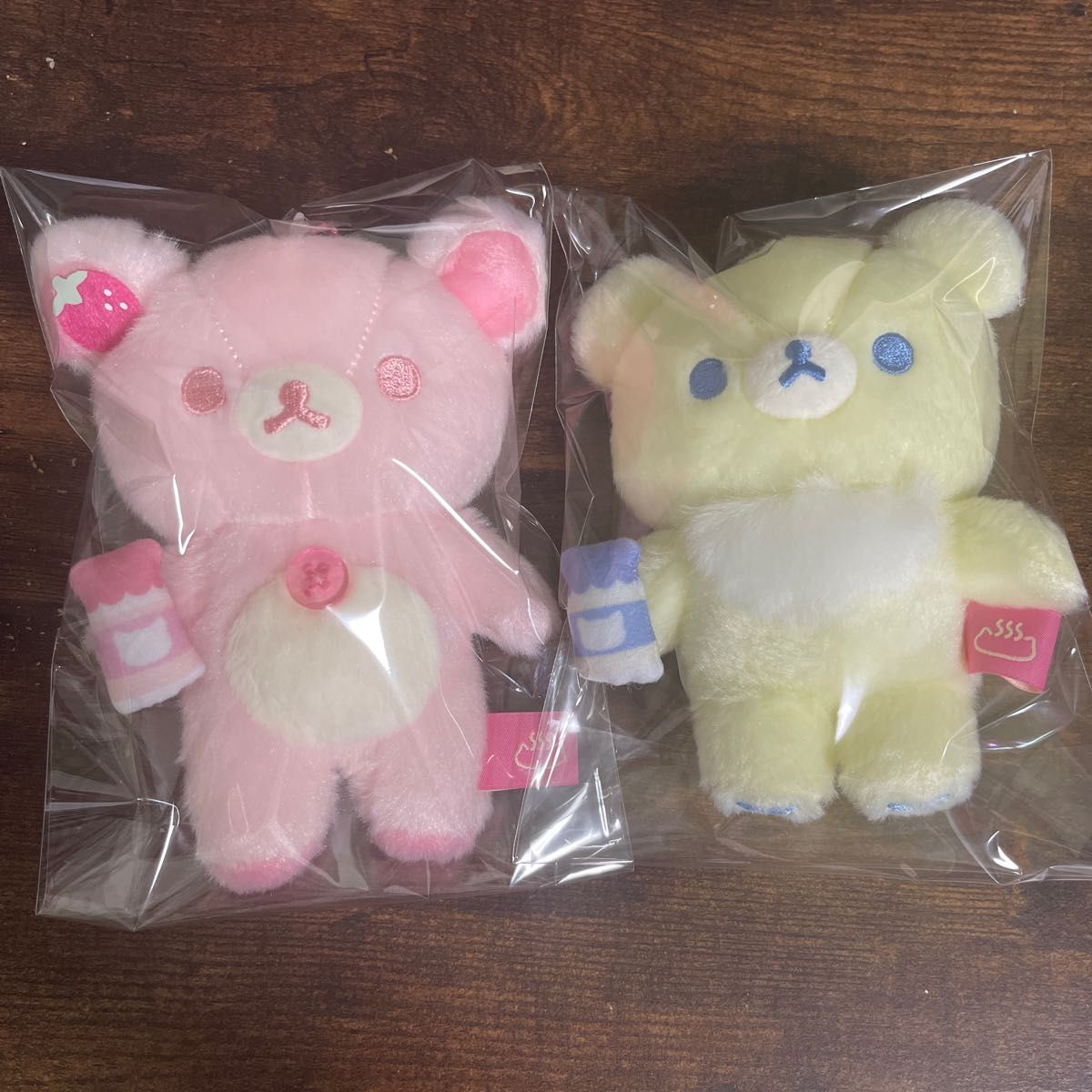 リラックマ百貨店 温泉 いちごと牛乳 マスコット ぶらさげ リラックマ百貨店 温泉 いちごと牛乳 マスコット ぶらさげ