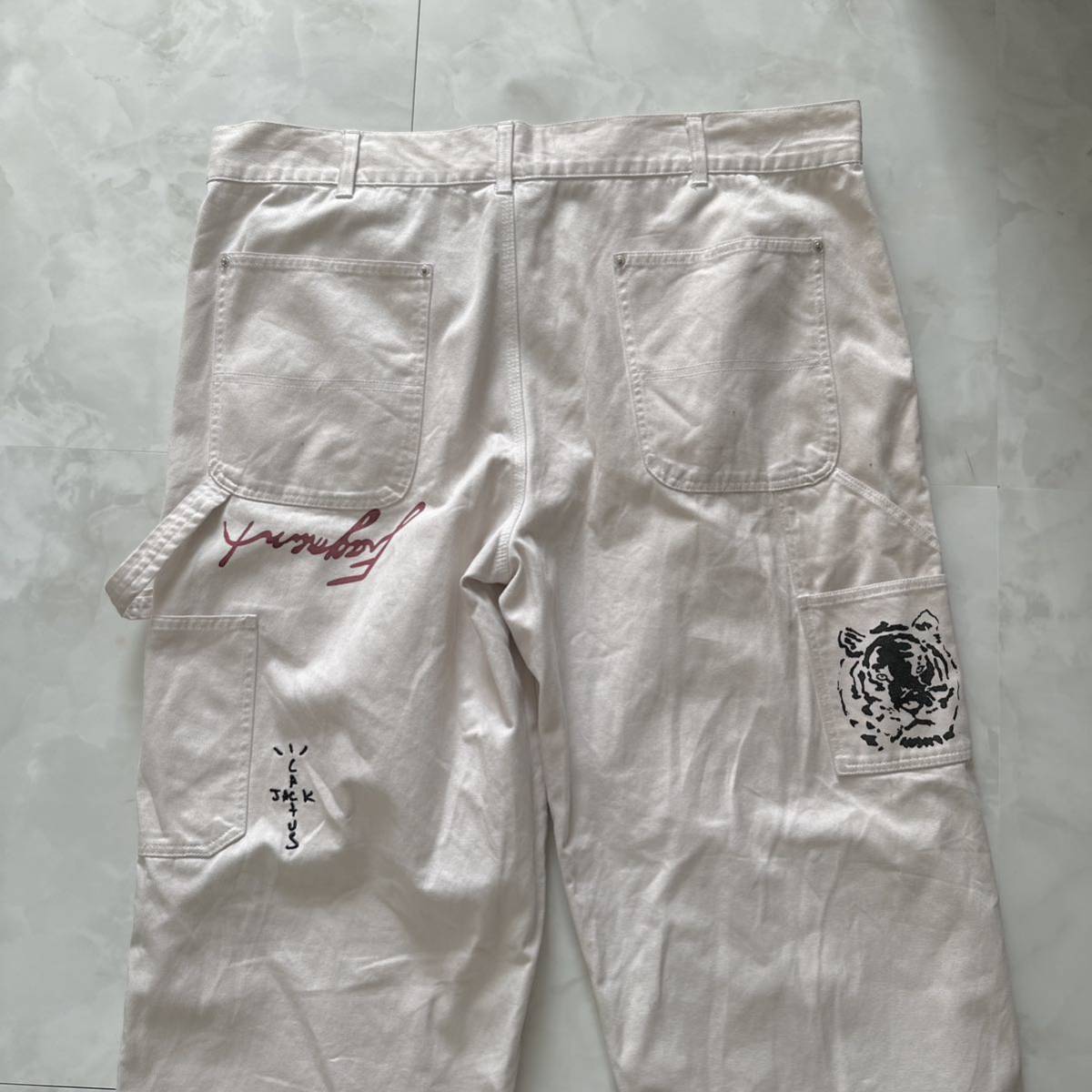 Cactus Jack fragment】J-HOPE着用 ペインターパンツ ワーク Cactus Jack fragment】J-HOPE着用 ペインターパンツ ワーク