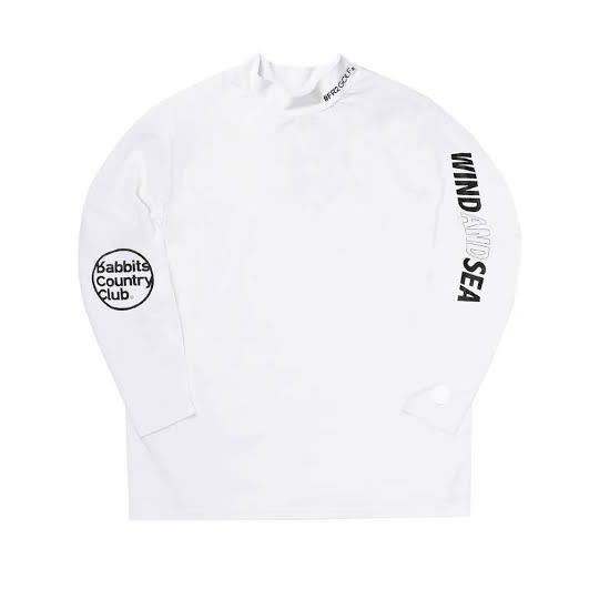 新作 #FR2 × SEA AND 【WIND GOLF】モック T L/S ネック Lサイズ