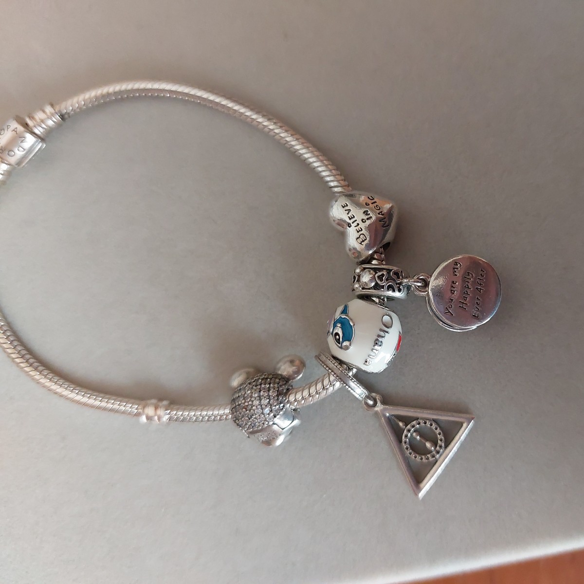 有名ブランド PANDORA パンドラ Silver925 DISNEY 専用ボックス付き 激