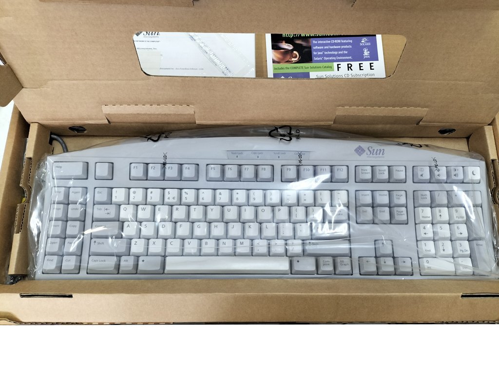 Sun X3539A Type6 USB English keyboard 320-1273 new goods 