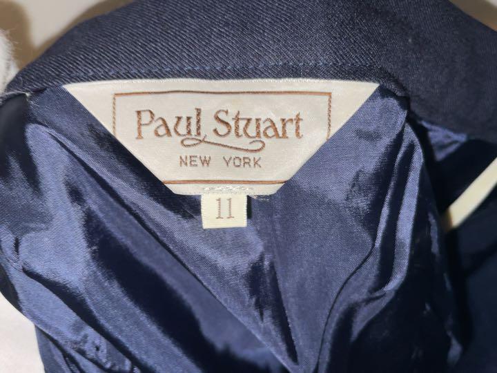 PaulStuart ポールスチュアート スカート スーツ セットアップ 総紺_画像9