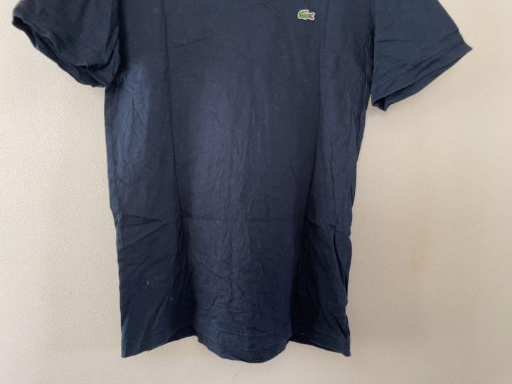 LACOSTE ラコステ 半袖 Tシャツ カットソー サイズ3 ネイビー メンズ_画像3