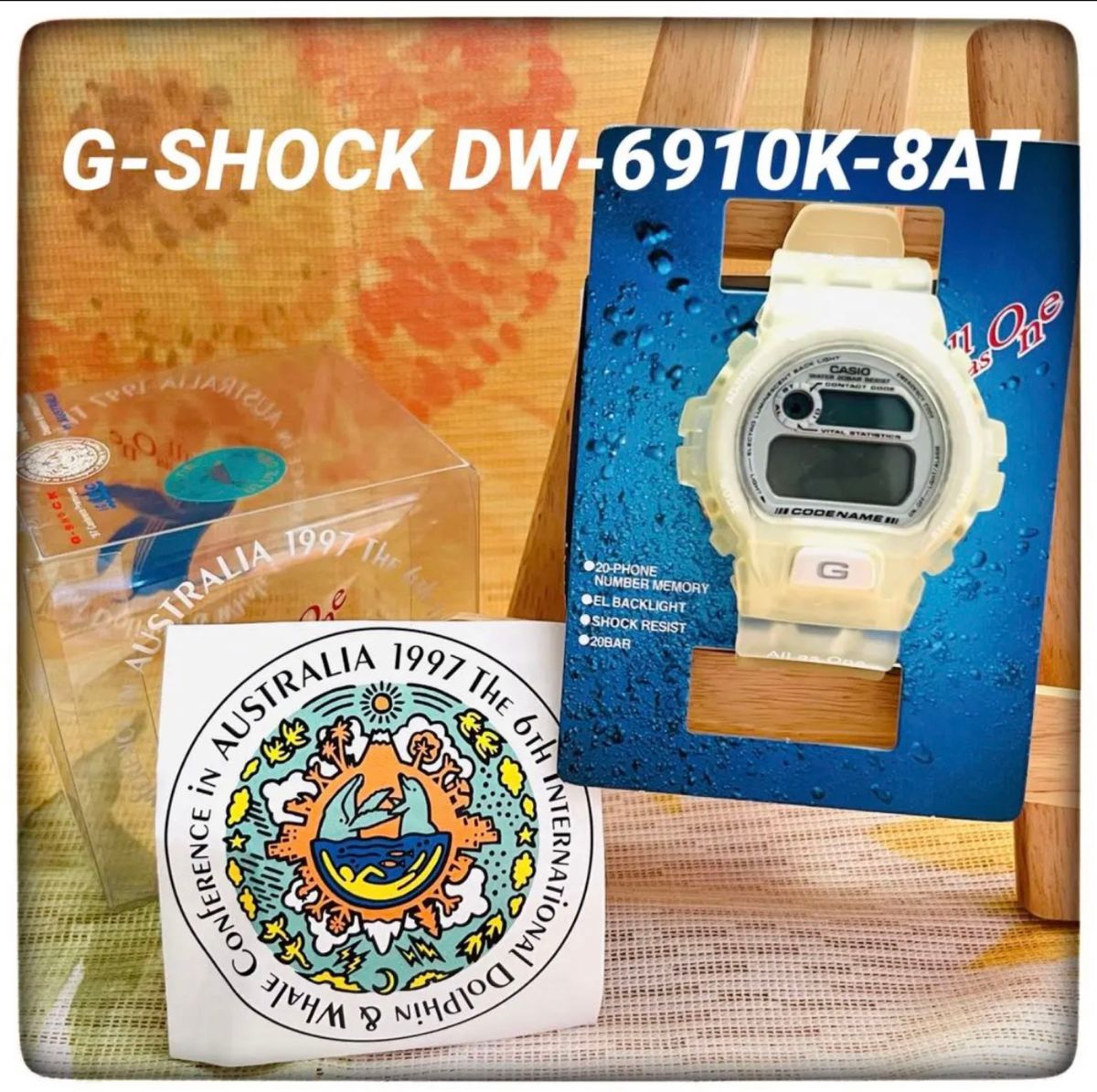 G-SHOCK 第6回国際イルカ・クジラモデル DW-6910K-8AT-