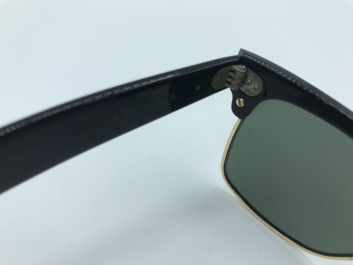 【入手困難】【美品】【B&L 】ボシュロムRay-Ban U.S.A. WAYFARER MAX1レイバン ウェイファーラーマックス1B L砂打ち/黒mxbl20231231_画像6