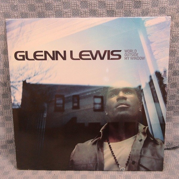 VA324●E2-85787/GLENN LEWIS グレン・ルイス「WORLD OUTSIDE MY WINDOW」LP(アナログ盤)2枚組_画像1