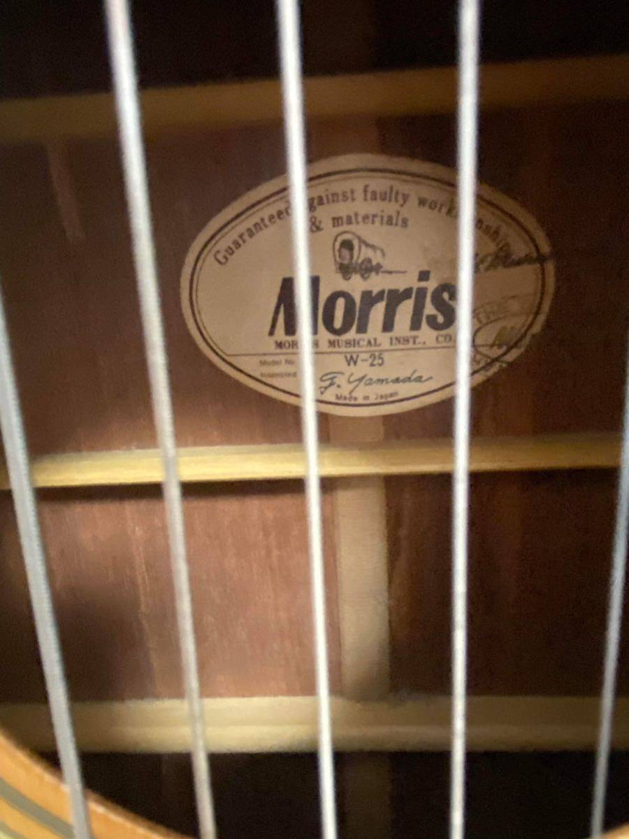 美品Morris モーリス　W-25 アコースティックギター _画像3