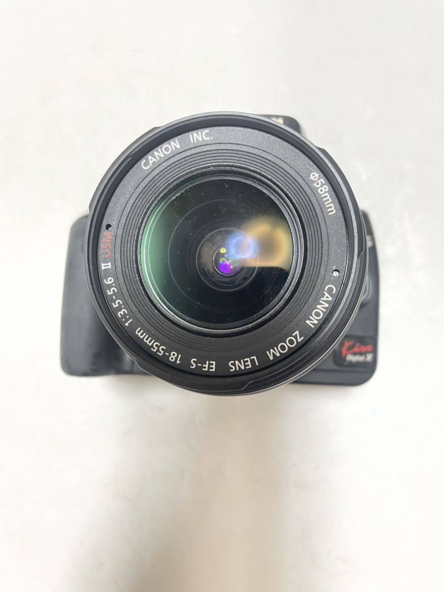 未確認 デジタルカメラ Canon EOS Kiss digital X レンズ 18-55mm 1:3.5-5.6 _画像3