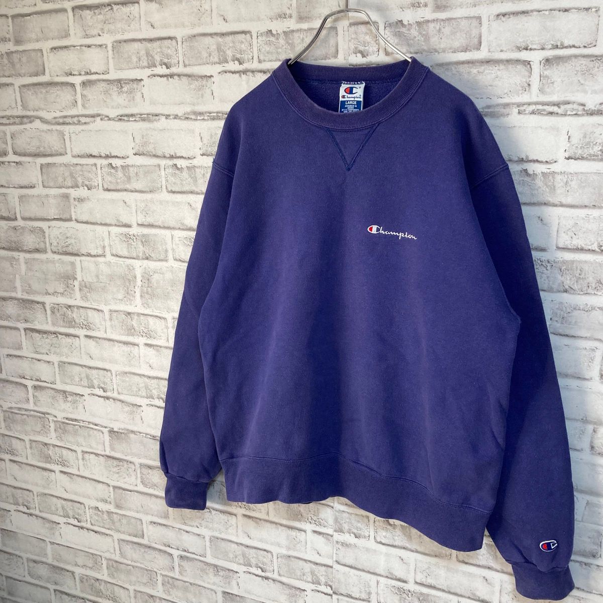 激レア90sチャンピオンスウェット Champion 青タグ スクリプトロゴ