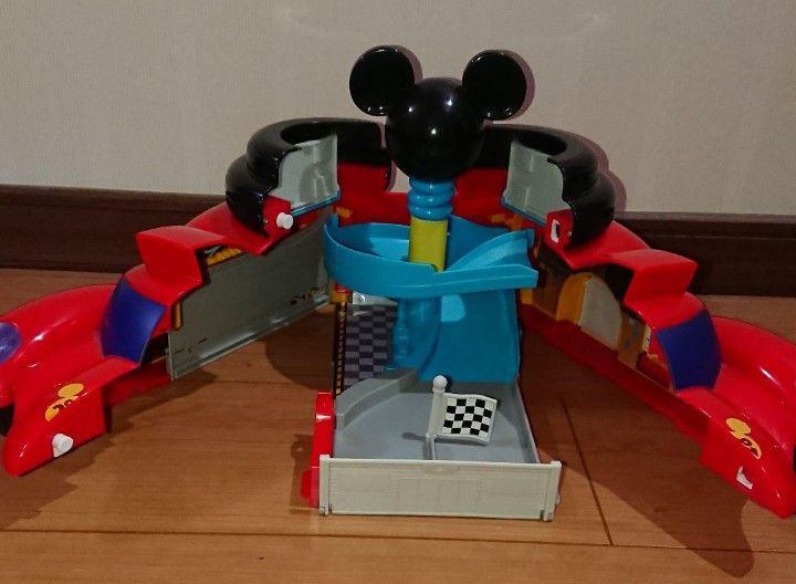 送料無料 ミッキー マウス ピアノ 音楽 車型 道 車 おもちゃ 電球 ディズニー レア コレクション キッズ 子供 みっきー