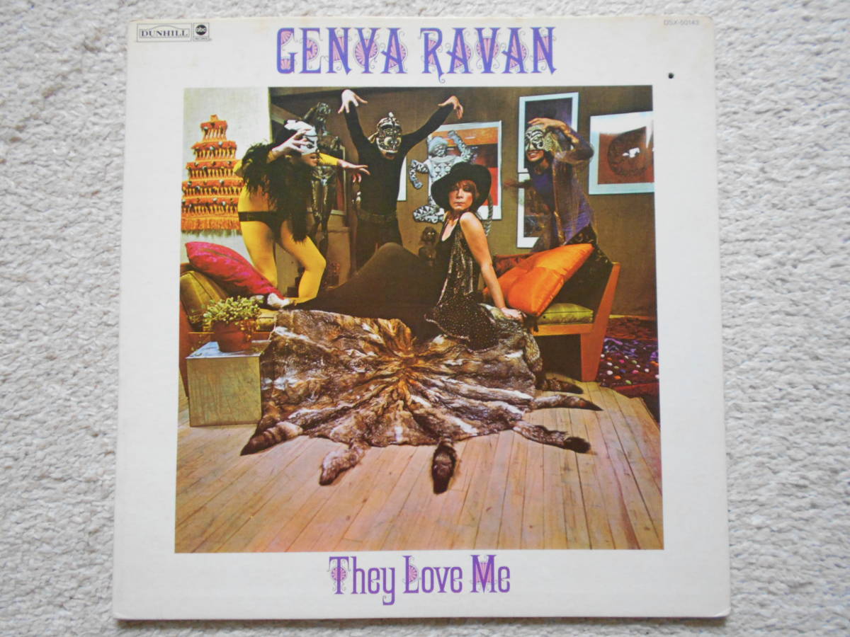 LP US ORIG GENYA RAVAN/THEY LOVE ME☆DUNHILL DSX-50143★TEN WHEEL DRIVE_画像1