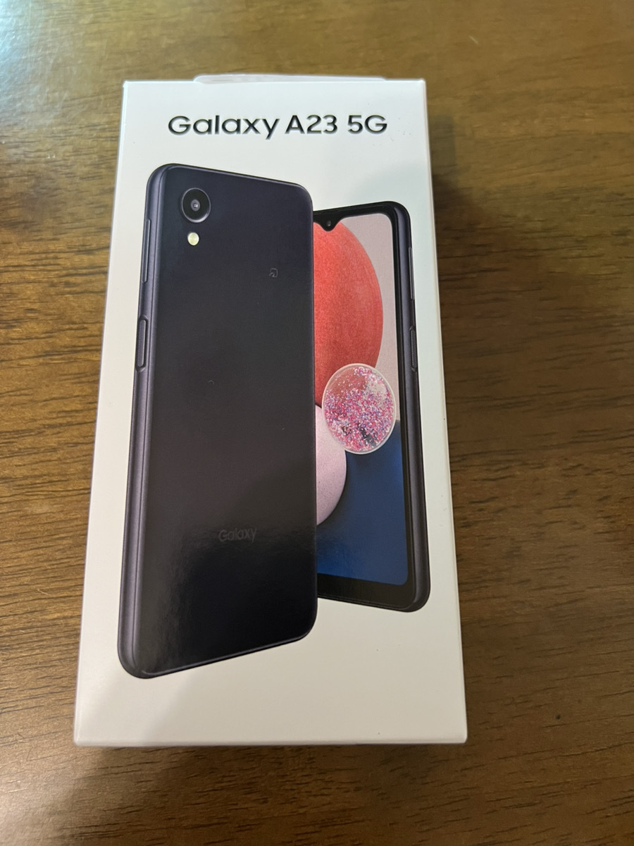 数量は多い 本体 ブラック Black 5G A23 新品☆Galaxy SCG18 SAMSUNG