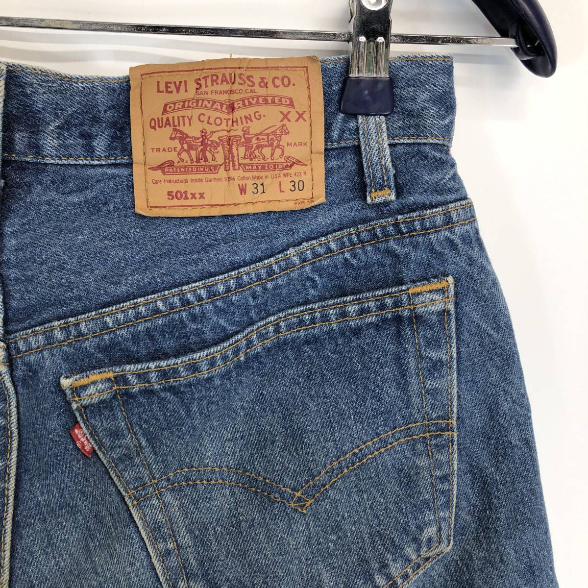 90s USA製 リーバイス 501 デニムパンツ ハーフパンツ仕様 92年 90s USA製 リーバイス 501 デニムパンツ ハーフパンツ仕様 92年