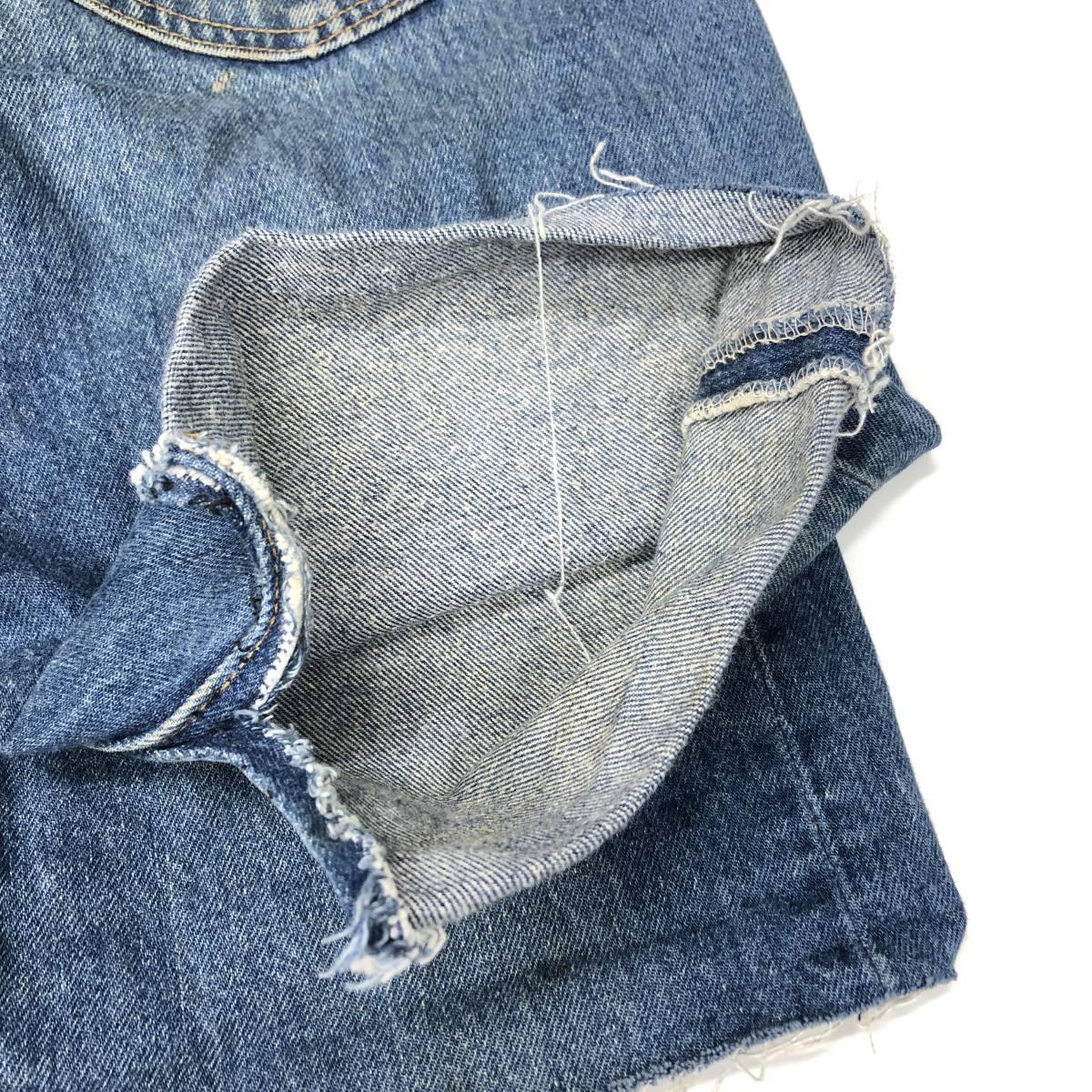 90s USA製 リーバイス 501 デニムパンツ ハーフパンツ仕様 92年 90s USA製 リーバイス 501 デニムパンツ ハーフパンツ仕様 92年