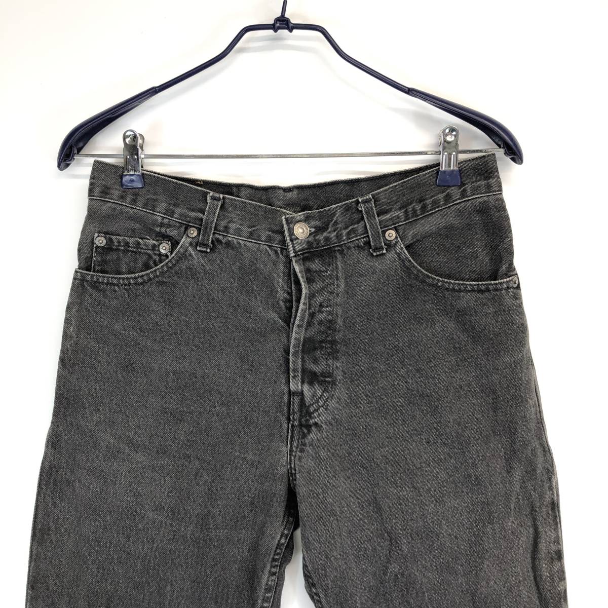90s NZ製 リーバイス 502 デニムパンツ ボタンフライ ブラック 90s NZ製 リーバイス 502 デニムパンツ ボタンフライ ブラック