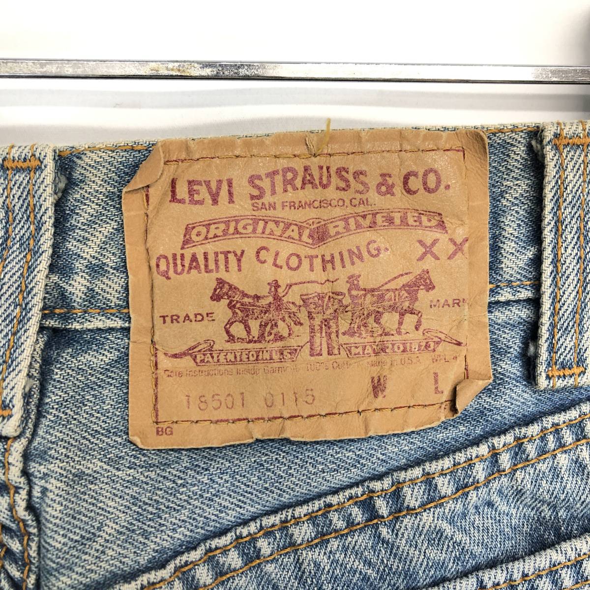 90s USA製 90年 リーバイス 501 デニムパンツ 18501-0115 90s USA製 90年 リーバイス 501 デニムパンツ 18501-0115