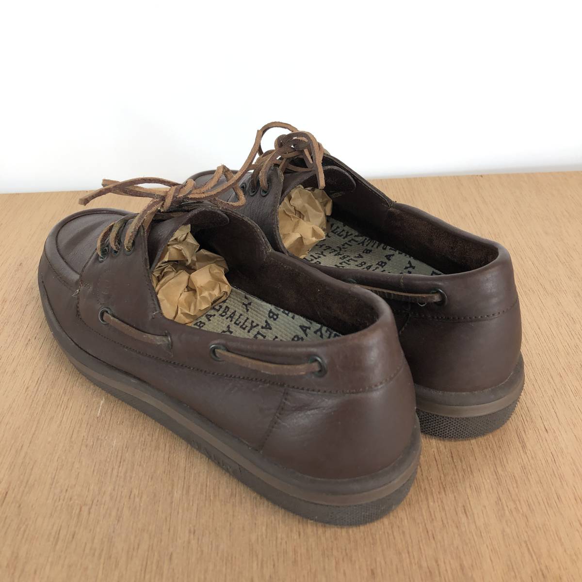  Швейцария производства не использовался Bally BALLY кожа обувь 7 размер 
