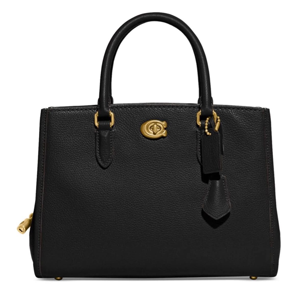 新品 COACH コーチ ブルック キャリーオール 28 ブラック ce732 新品 COACH コーチ ブルック キャリーオール 28 ブラック ce732