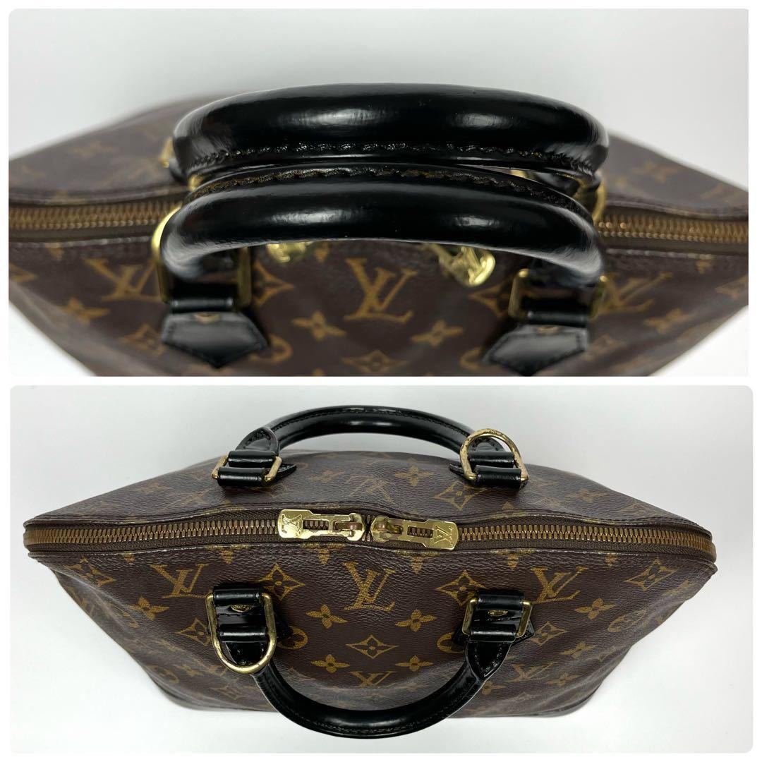 【良品】LOUIS VUITTON ルイヴィトン アルマ PM M51130 レディース メンズ モノグラム ハンドバッグ 鞄 ブラック 黒