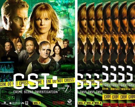 ケース無::bs::CSI:科学捜査班 シーズン7 全8枚 第1話～第24話 最終 レンタル落ち 全巻セット 中古 DVD_画像1