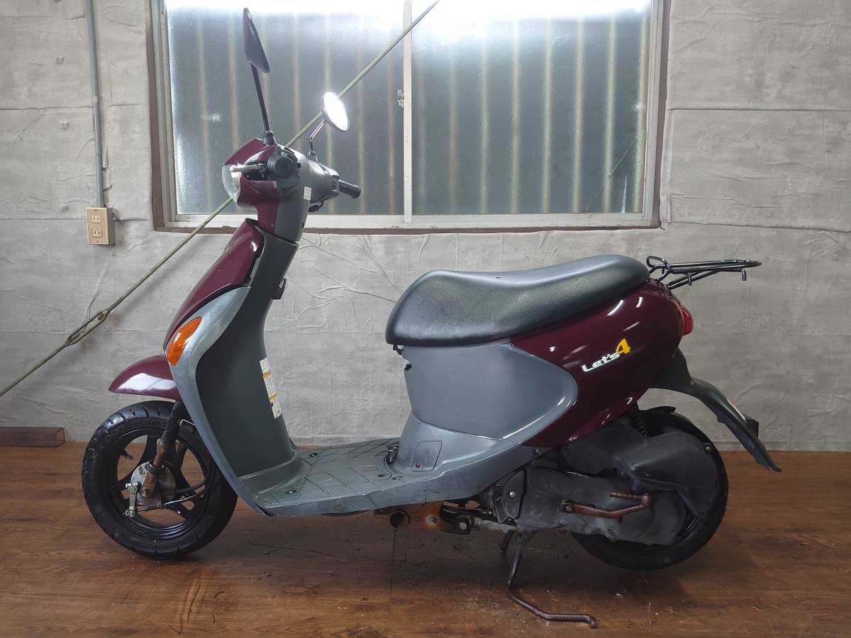 エンジン始動OK♪SUZUKI☆スズキ☆レッツ4☆インジェクションFI☆CA45A