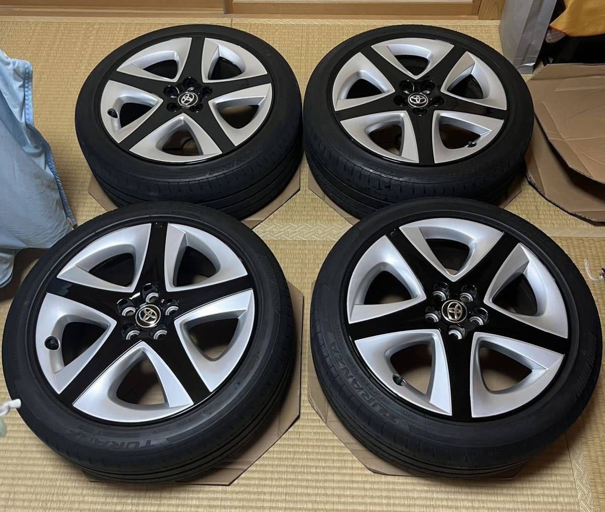 トヨタ純正 プリウス50 17インチホイール&タイヤセット BS トランザ