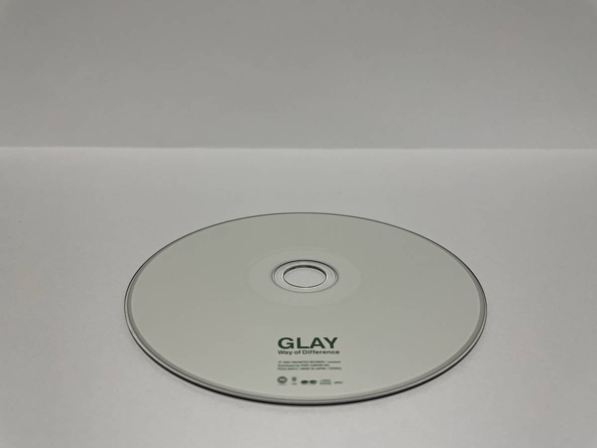 ▼ 即決 ▼ 【ジャンク扱い】【CD：邦楽】 GLAY 「Way of Difference」 !! ディスクのみ わけあり 要注意 グレイ_画像1