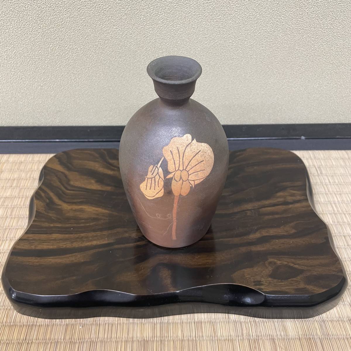 ☆工芸品 ☆徳利 ☆今井政之 ☆象嵌彩 ☆共箱付き ☆骨董品 ☆陶磁-