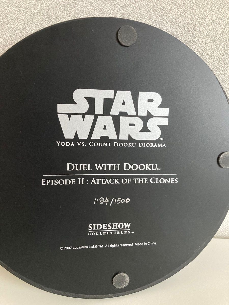 サイドショウ スターウォーズ フィギュア ヨーダvsドゥークー サイドショウ スターウォーズ フィギュア ヨーダvsドゥークー
