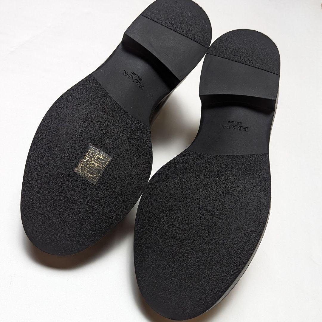 くらしを楽しむアイテム 新品そっくりさんプラダPRADA 35.5 ローファー