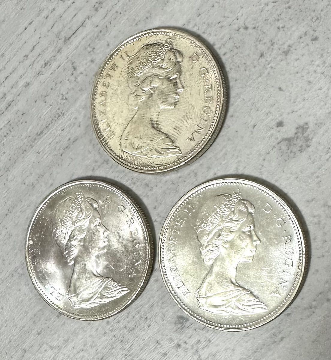 □希少レア□ カナダ エリザベス2世 カナダドル 銀貨 銀貨 硬貨 コイン