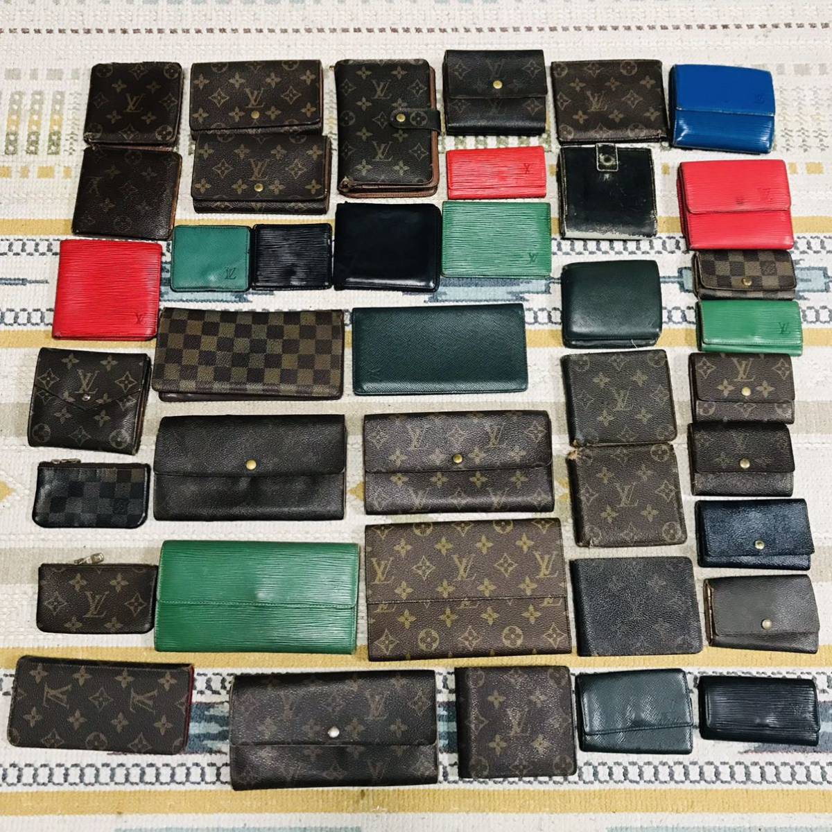 1円 LOUIS VUITTON ルイヴィトン まとめ売り 40点セット 財布 長財布