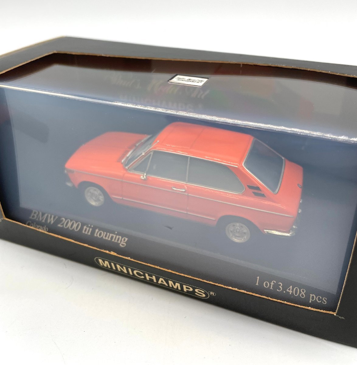 △MINICHAMPS ミニチャンプス BMW 2000 tii tourig Colorado オレンジ 1972_画像2