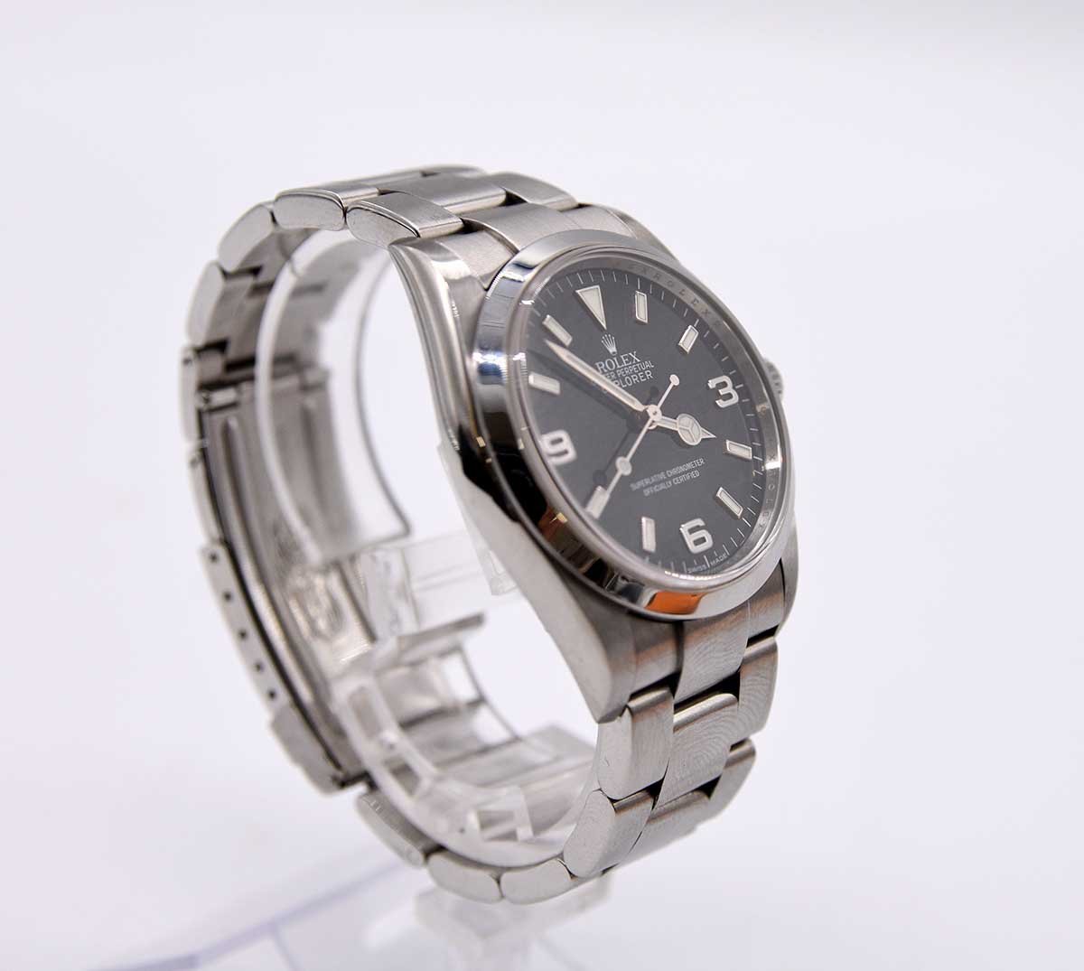 ●美品　ロレックス (ROLEX) エクスプローラーⅠ Ref.114270 Z番 黒文字盤_画像3