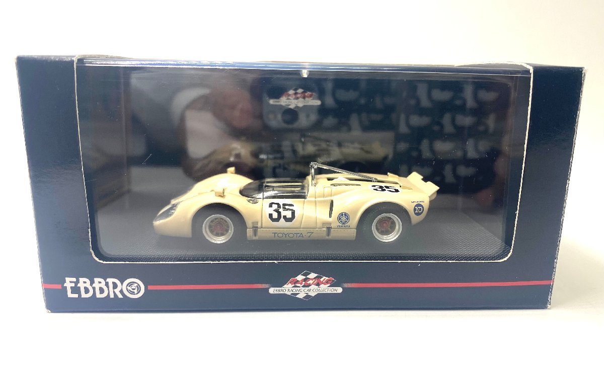 5△EBBRO エブロ TOYOTA 7 Japan Can Am 1968年 35号車 YELLOW 黄色（オフホワイト） 　　　　　　 　_画像1