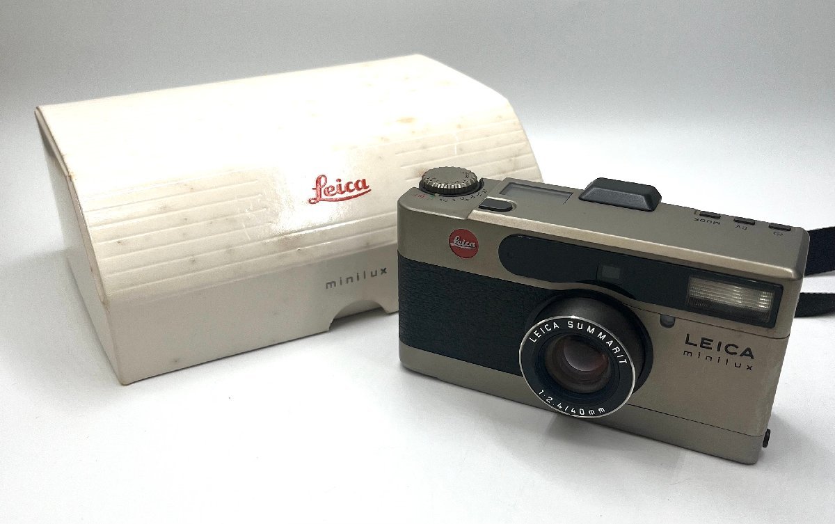 △ LEICA ライカ minilux ミニルックス SUMMARIT 1:2.4/40mm コンパクト フィルムカメラ ジャンク_画像1