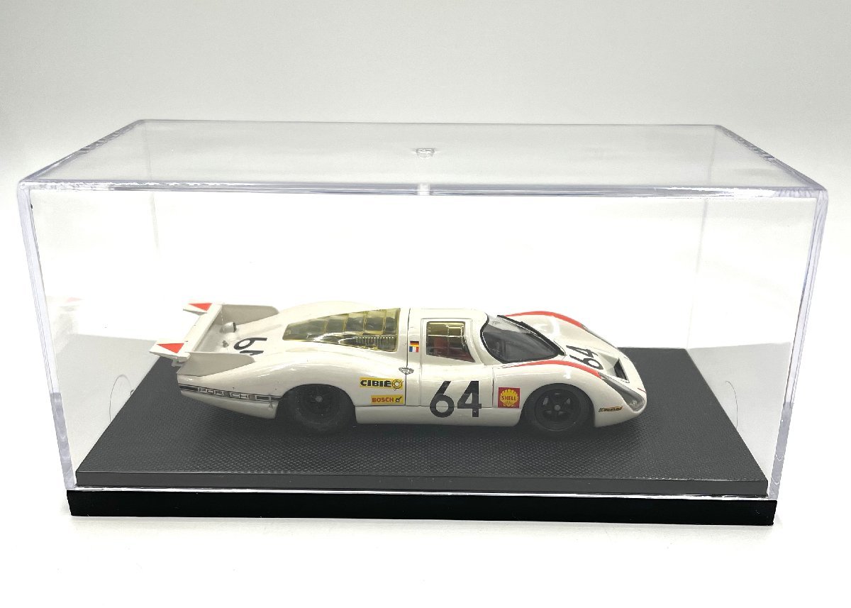 △EBBRO エブロ 1/43 Porsche ポルシェ 908 ロングテール ルマン LM 1969 #64 ホワイト ミニカー_画像2