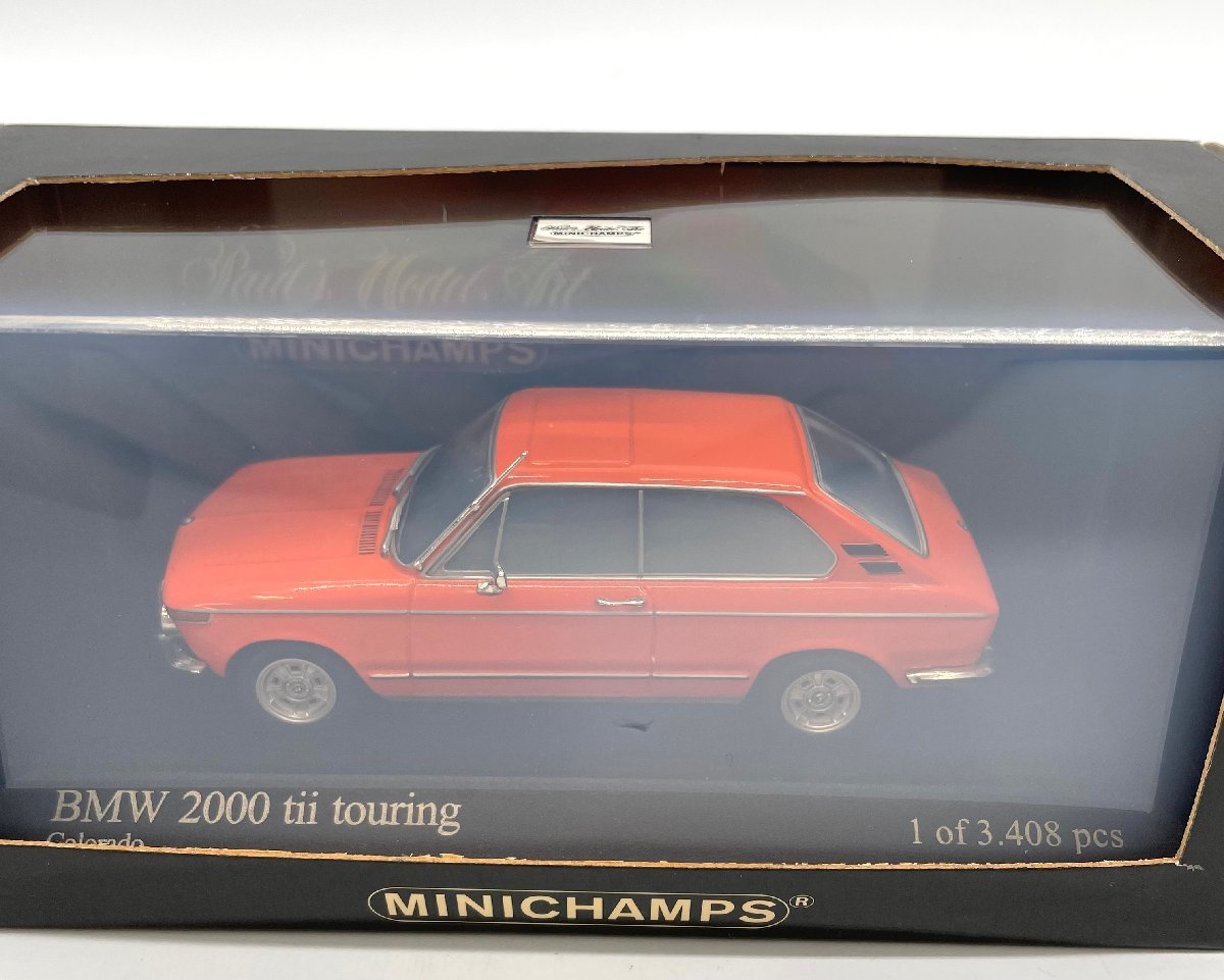 △MINICHAMPS ミニチャンプス BMW 2000 tii tourig Colorado オレンジ 1972_画像1