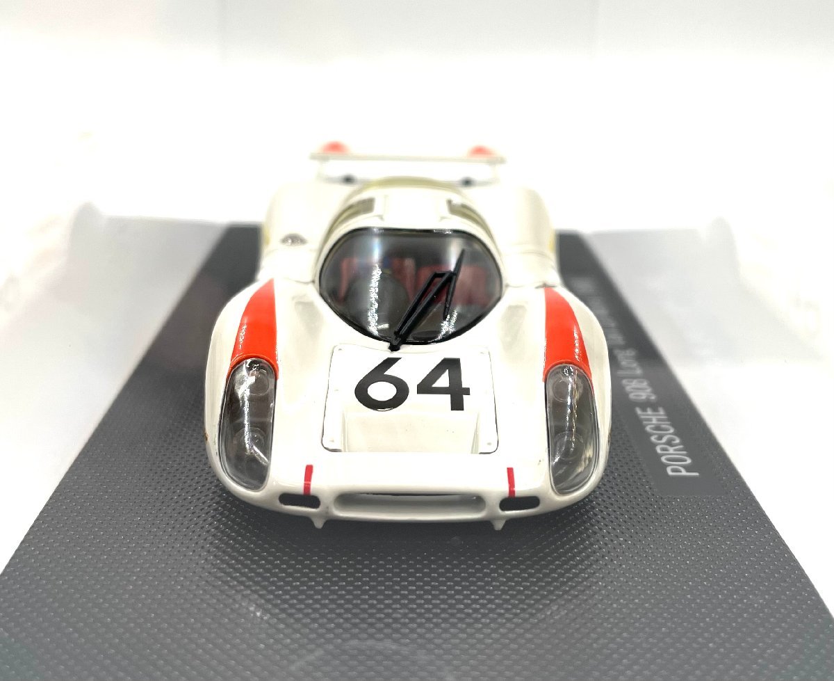 △EBBRO エブロ 1/43 Porsche ポルシェ 908 ロングテール ルマン LM 1969 #64 ホワイト ミニカー_画像3