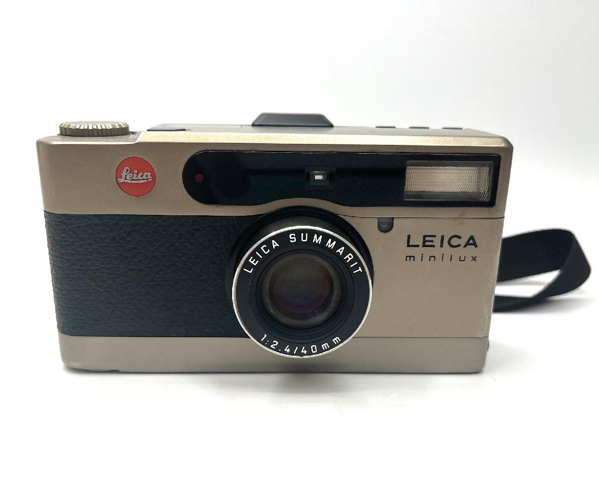 △ LEICA ライカ minilux ミニルックス SUMMARIT 1:2.4/40mm コンパクト フィルムカメラ ジャンク_画像2