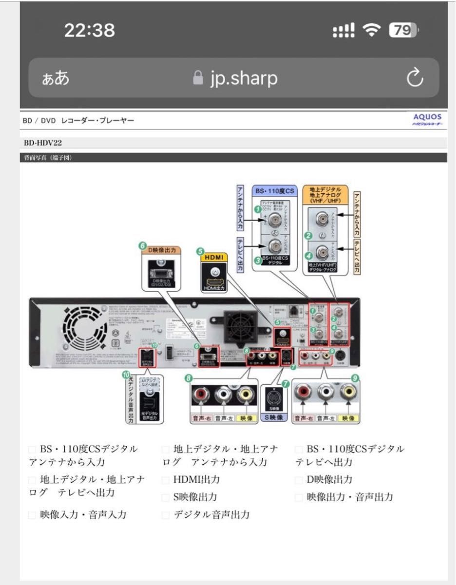 希少品 シャープ HDD BD V H S レコーダー