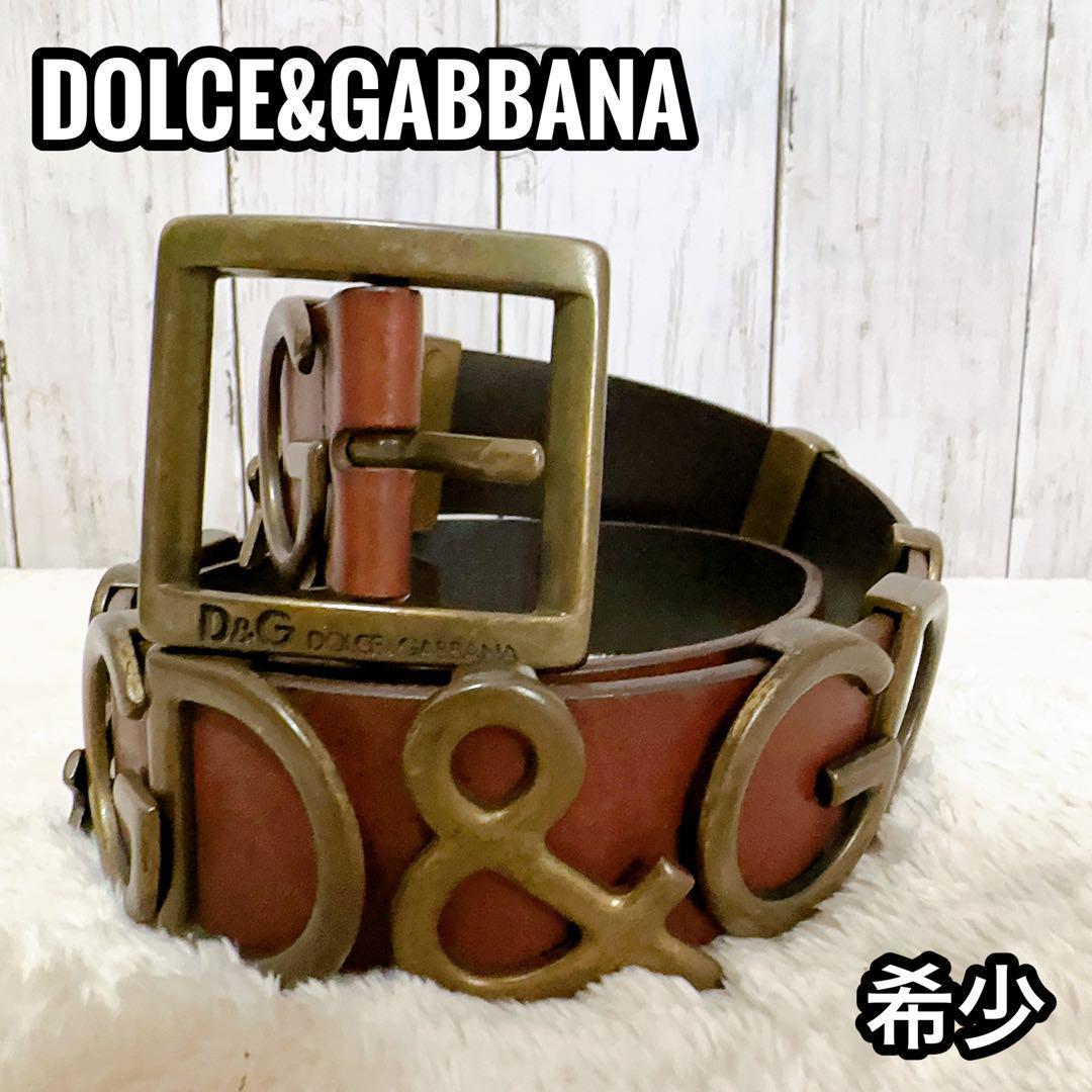 DOLCE&GABBANA ドルチェ＆ガッバーナ ロゴバックル ベルト パイソン-